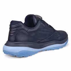 Ecco Womens LT1 W Boa Fastening Waterproof Leather Spikeless Golf Shoes - UK 5-5.5, Night Sky
