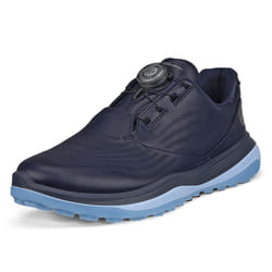 Ecco Womens LT1 W Boa Fastening Waterproof Leather Spikeless Golf Shoes - UK 6.5-7, Night Sky