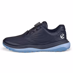 Ecco Womens LT1 W Boa Fastening Waterproof Leather Spikeless Golf Shoes - UK 6.5-7, Night Sky