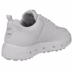 Ecco Womens 2025 Street 720 Leather Waterproof Hybrid Spikeless Golf Shoes - UK 5-5.5, White
