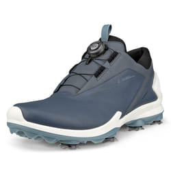 Ecco Mens BIOM Tour Boa Phorene Waterproof Leather Spiked Golf Shoes - UK 8-8.5, Pavement