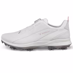 Ecco Womens 2025 BIOM Tour Cleated BOA Phorene Waterproof Golf Shoes - UK 6.5-7, White