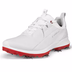 Ecco Womens 2025 BIOM Tour Lace Leather Waterproof Fluidform Spiked Golf Shoes - UK 6.5-7, White