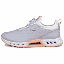 Ecco Womens 2025 BIOM C4 Full Grain Leather Waterproof Boa Spikeless Golf Shoes - UK 6.5-7, Concrete
