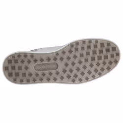 Ecco Mens 2025 Street 720 Hybrid Leather Waterproof Spikeless Golf Shoes - UK 10.5-11, White