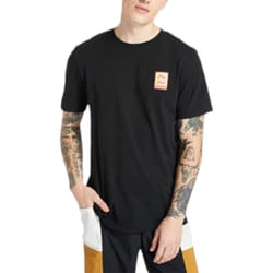 Timberland A2DV3 Back Print Mens T Shirts Pullover - Black, S