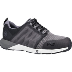 ) Timberland Pro Radius Textile Grey/Black Safety Trainers - Grey, 6 (Adults'