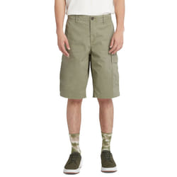 TIMBERLAND Mens Waistband Cargo Shorts - Olive, W32