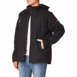 Timberland PRO Men's Powerzip Hooded Softshell Jacket  Black  2X Large
