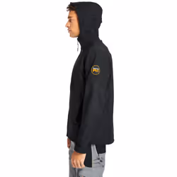 Timberland PRO Men's Powerzip Hooded Softshell Jacket  Black  2X Large