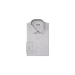Van Heusen Men's Dress Shirt Slim Fit Ultra Wrinkle Free Flex Collar Stretch  Grey Mist  15-15.5 Neck 32-33 Sleeve