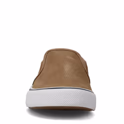 Sperry Mens Footwear Men's Striper II Slip On Sneaker  Taupe  10.5