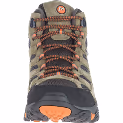 Merrell Men's Moab 2 Mid Waterproof Olive/Orange Hiking Boot 8 M US