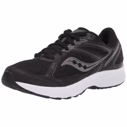 Saucony Men's Core Cohesion 14 Road Running Shoe Black/White 10.5 Wi