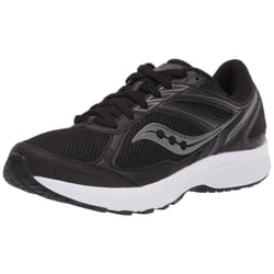 Saucony Men's Core Cohesion 14 Road Running Shoe  Black/White  10.5 Wi