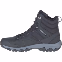 Merrell Thermo Akita Mid Waterproof Mens Walking Hiking Ankle Boots - Black, UK 11