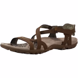 Merrell Women's Sandspur Rose Leather Sandal Dark Earth 10 M US
