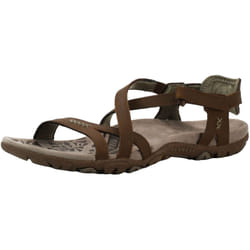 Merrell Women's Sandspur Rose Leather Sandal  Dark Earth  10 M US