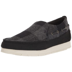 Sperry Men's MOC-SIDER   GREY PLAID  6.5 M