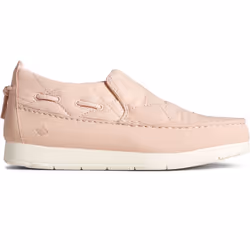 ) Sperry Moc-Sider Suede Women's Blush Moccasins Shoes - Pink, 4 (Adults'