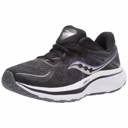 Saucony Women's Omni 20 Running Shoe Black/White 6