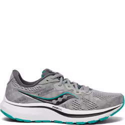 Saucony Women's Omni 20 Running Shoe  Alloy/Jade  8.5