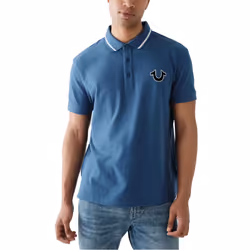 True Religion Mens Polo Shirt Regular Fit - Navy, 2XL
