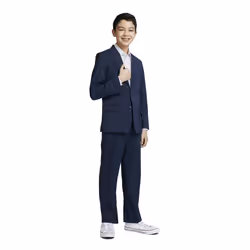 Tommy Hilfiger Boys' 2-Piece Formal Suit Set  Navy  18 Husky