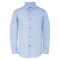 Calvin Klein Boys' Long Sleeve Slim Fit Dress Shirt  Button-down Style