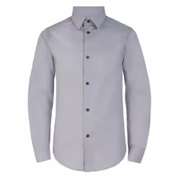 Calvin Klein Boys' Long Sleeve Slim Fit Dress Shirt  Button-down Style