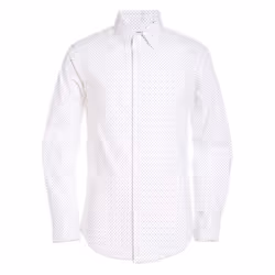 Calvin Klein Boys' Long Sleeve Patterned Dress Shirt  Button-down Styl