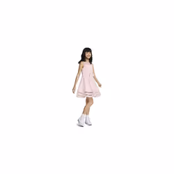 Calvin Klein Girls' Sleeveless Party Dress  Fit and Flare Silhouette