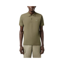 Lacoste Mens Polo Shirts Golf Tee - Khaki Green, XS