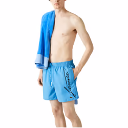 Lacoste Mens Shorts Swimwear - Blue, S