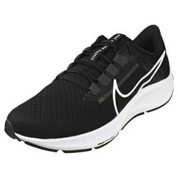 Nike Air Zoom Pegasus 38 Mens Casual Trainers in Black White - Size 9.5 UK