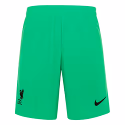 Liverpool 2021-2022 Home Goalkeeper Shorts (Green) - Kids - LB