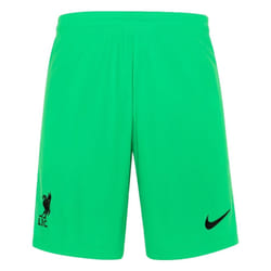 Liverpool 2021-2022 Home Goalkeeper Shorts (Green) - Kids - XLB