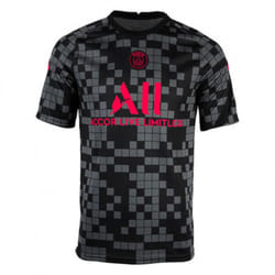 PSG 2021-2022 Pre-Match Training Shirt (Black) - XL