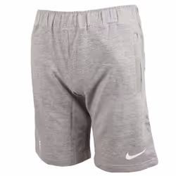 Nike Mens Repeat Casual Fleece Shorts Black & Grey - Grey, L