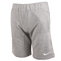 Nike Mens Repeat Casual Fleece Shorts Black & Grey - Grey, L