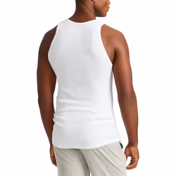 POLO RALPH LAUREN Men's Classic Fit Cotton Tanks 3-Pack  White/Cruise