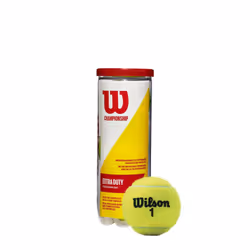WILSON championship Tennis Balls - Extra Duty 24 can case (72 Balls)