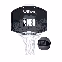 WILSON NBA Team Mini Basketball Hoop - NBA Black/Grey