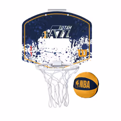 WILSON NBA Team Mini Basketball Hoop - Utah Jazz