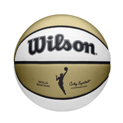 WILSON WNBA Commemorative Series Gold Edition Basketball - Size 6 - 28.5""""  Gold/White