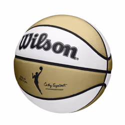 WILSON WNBA Commemorative Series Gold Edition Basketball - Size 6 - 28.5""""  Gold/White