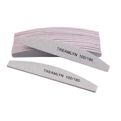 10 Pcs Rough Nail File 100180 grit  Heavy Duty Nail Files for Acrylic Natural Nails  Emery Boards for Nails  Strong Finger Nail Filler  coarse Nail Fi