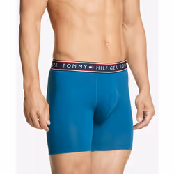 Tommy Hilfiger Men's Underwear Cotton Stretch 3 Pack Boxer Brief  Rega