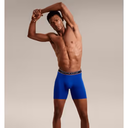 Tommy Hilfiger Men's Cotton Stretch 3-Pack Boxer Brief  Mahogany  Medi