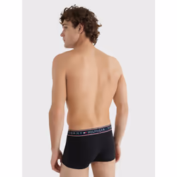 Tommy Hilfiger mens Cotton Stretch Miltipack Trunks  Black  Large US